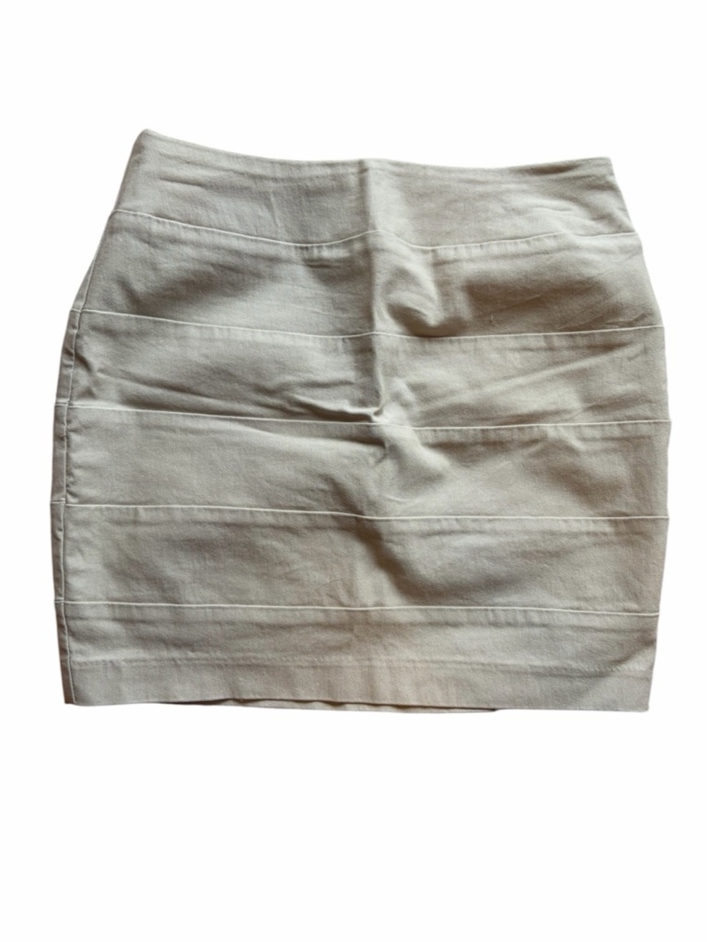 A. Byer Beige High-Waist Pencil Skirt - Picture 2 of 4